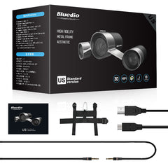 Bluedio US Wireless Home Audio Speaker System Patented Three Drivers Bluetooth speakers with Microphone Bass 3D Sound Surround