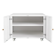 Office furniture Copier Cabinet white mobile pedestal file Printer Stand