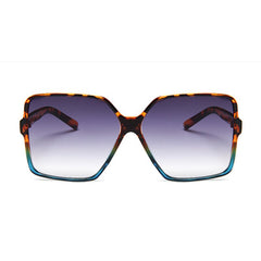 Higody Fashion Women Oversize Sunglasses Gradient Plastic Brand Designer Female Sun Glasses UV400 lentes