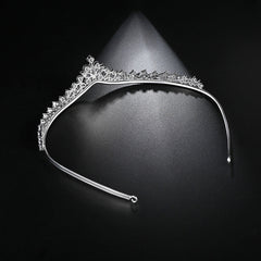 Crown Wedding Copper Set 3A Zircon Fashion Hair Hoops and Combs Bride Exquisite Headwear Wedding Jewelry for Women