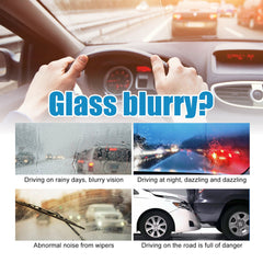 Car Windshield Cleaner, Car Glass Rearview Mirror Cleaning Oil And Removal Fog Cleaner