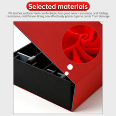 2025 New 4 - Row Card Holder. Large - capacity, Patchwork. Holds 3000+ Naked Cards. PU Leather