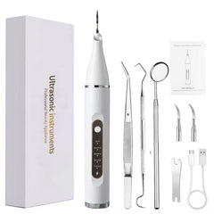 Ultrasonic dental cleaner portable oral care cleaning device stone removal and whitening dental cleaner