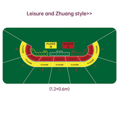Dezhou playing card pad tablecloth table cushion square round chip rubber cushion playing card table top cushion