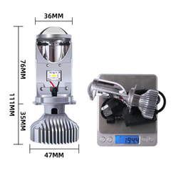 AILEO Canbus 90W/Pair Lamp H4 LED Mini Projector Lens Automobles Bulb 20000LM Conversion Kit Hi/Lo Beam Headlight 12V24V RHD LHD
