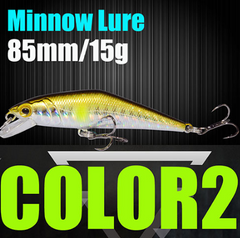AFISHLURE Fishing Lure Wobblers Trout  85mm/15g Minnow  Hard Baits Iscas Artificial Pesca Leurre