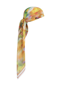 Cross-border New Beach Chiffon Headscarf Swimsuit Set Multi-color 90*90 Square Scarf