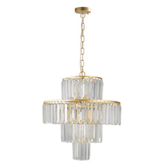 Luxury Crystal Chandelier Modern Chandeliers Lights Fixture Hanging Pendant Light Fixture Dia 19.7 Inch