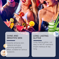 Body Glitter Spray, Facial Collarbone Hair Highlighter Spray To Brighten Glitter Ball Festive Carniva