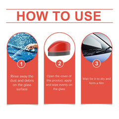 Glass Oil Film Cleaner, Automotive Windshield Bright Cleaning Coating Crystal Plating Agent Oil Film Decontamination