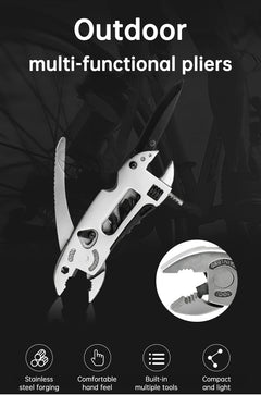 Outdoor camping regular pliers, multi-purpose tool pliers, outdoor wrench tool combination