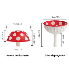 Mushroom Funnel Household Mini Funnel Kitchen Wine Oil Silicone Funnel