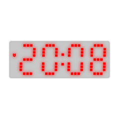Simple Style LED Electronic Alarm Clock Battery and Plug-in Dual-use Timepiece Yida Time