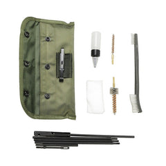 Airsoft M4 M16 Rifle Gun Cleaning Kit 10 Pieces .22 .30cal 5.56mm Brushes Set Clean Rod Convenient Nylon Case Hunting Accessory