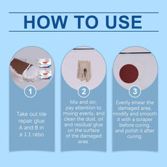 Tile Repair Glue, Living Room Bathroom Wall Tile Repair Leak Gap Waterproof Sealing Tile Repair Glue