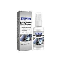 Lron Powder & Rust Remover, Multi-Functional Metal Rust Remover For Automobile And Motorcycle Exhaust Pipe Rust Renovation Maintenance