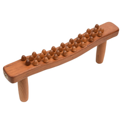 Handheld 34 Beads Home Massaging Device wood stick massage tool Body Massage Wooden Guasha Tool for Relaxation