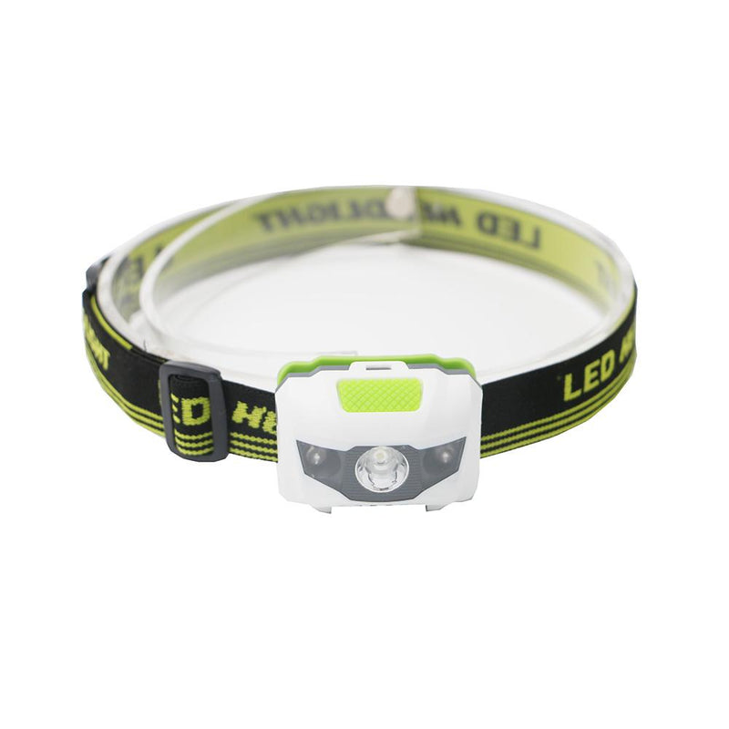 4 Modes Headlamp Waterproof LED Headlight Flashlight White + Red Torch  Use 3 x AAA