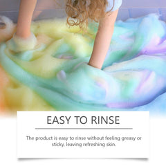 Bubble Shower Ball, Fragrant And Moisturizing Flowers Lasting Fragrance Plant Clean Colorful Skin Shower Ball