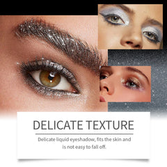 Glitter Eyeshadow Natural Color Top Up Everyday Makeup Easy Color Eye Shadow Lasting Shine