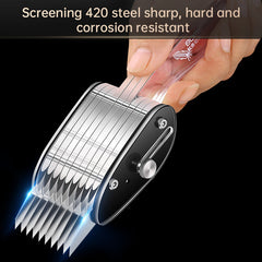 Squid Flower Cutting Knife Scallion Silk Cutting Knife Scalable Carving Tool Chicken Gizzard Waist Flower Knife