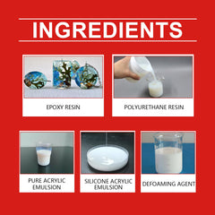 Waterproof Epoxy Floor Paint Household Wall Floor Waterproof Anti-Crack Cover Stains Renovation Paste