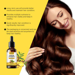 Ginger Hair Essential Oil Ginger Plant Extract Gently Nourishes And Moisturizes Hair And Scalp
