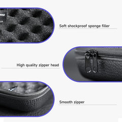 Portable EVA Fishing Reel Bag Shockproof Waterproof Reel Protective Case Fishing Tackle Storage Case for 1-2 Fishing Reels