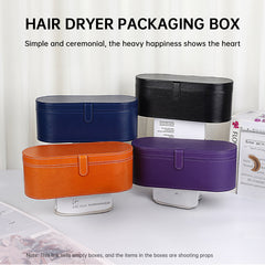 Portable PU - leather travel case for Dyson Supersonic, for storage, protection and dust - proofing.