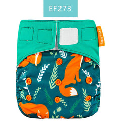 Happy Flute 1 pcs heavy wetter night AIO AI2 baby cloth diaper nappy one size fit all