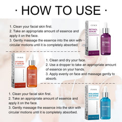 Vitamin C Serum, Moist Tender Firming Skin Fade Out Fine Lines Anti-Wrinkle Skin Cream