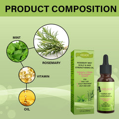 Mint Hair Nutrient Solution, Hair Growth Scalp Care Split Ends Care Strengthen Hair Essential Oil