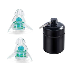 Noise Reduction And Sound Isolation Earplugs Concert High Fidelity Filter Earplugs Wholesale Blue Filter Earplugs Double Tail