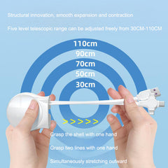 Mobile phone three in one data cable, retractable charging cable, one to three