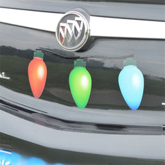 Reflective honeycomb lattice soft magnetic car sticker Easter Easter egg rabbit Santa Claus