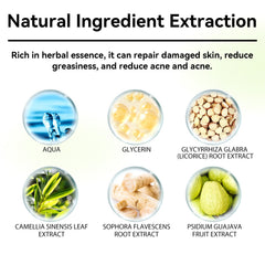 Herbal Acne Serum, Reduce Acne Pimples With A Comprehensive Moisturizing Moisturizer
