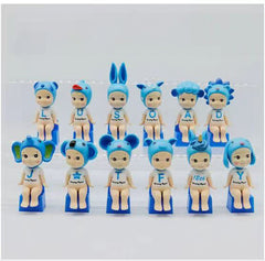 Party Angel Cheek Blind Box Car Ornament Mobile phone Decoration Handmade Anime Doll Finished End Box