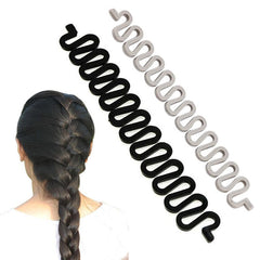 Fashion Hair Braiding Braider Tool Roller With Magic Hair Twist Styling Bun Maker