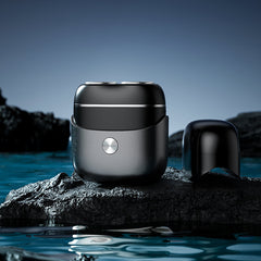 Mini electric shaver with full body water washing and dual head magnetic shaver for men portable for home use