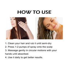 Rice hair Care Spray strengthens hair and moisturizes scalp