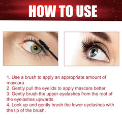 Volumed Up Mascara, Moisturizing Eyelashes Long And Curly Black Beautiful Natural Makeup Hold Mascara