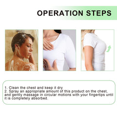 Natural Herbal Breast Spray Moisturizes Plump, Firming And Firming Breasts Massage Treatment