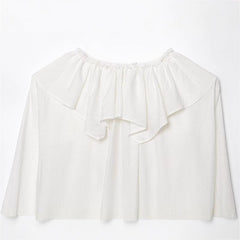 Style Women's Fashion Casual Long Sleeve Layered Decorative Shirt