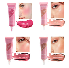 HANDAIYAN Tube Liquid Blush Moisturizing Contouring Brightening Natural Matte Nude Blush