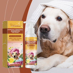 Shampoo For Dogs Gentle Cleansing Shampoo For Dog Hair Moist, Smooth And Tangle-Free