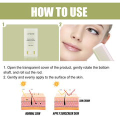 Matte Protective Rod, UV Protection Moisturizing Repair White Skin Summer Refreshing Cream