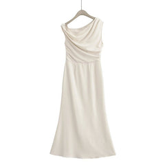 Fashionable and Sexy Off-the-Shoulder Waist-Cinching Bodycon Dress for Women