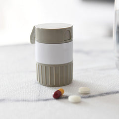 4 In 1 Portable Medicine Box Powder Separator Powder Household Grinder Pill Medicine Cutter Mini Home Medicine Storage Box