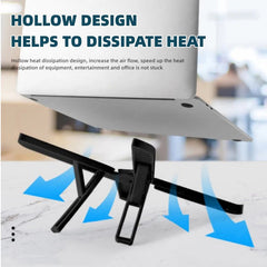 Laptop stand, creative office folding tablet stand, lifting and cooling height increasing stand