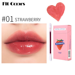 Cigarette Case Cotton Swab Lip Glaze Dyed Lip Liquid Disposable Non-Stick Cup Liquid Lipstick